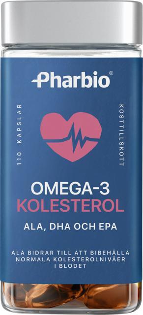 Pharbio omega-3 kolesterol 110 st product image