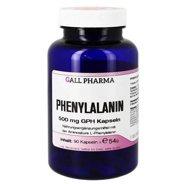 Phenylalanin 500 mg GPH Kapseln, 90 St Kapseln product image