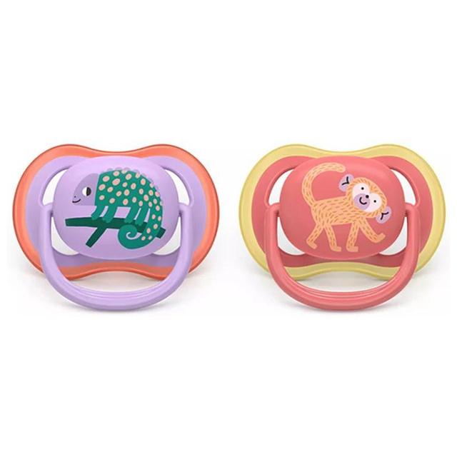 Philips Avent Ultra Air Napp 18 mån+ 2-pack Röd/Lila product image
