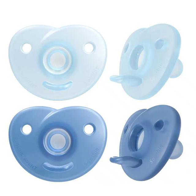 Philips Avent Ultra Soft Napp Grå & Grön 6-18 mån 2-pack product image