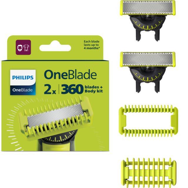 Philips OneBlade reservblads- och kroppskit 2-pack QP620/50 product image