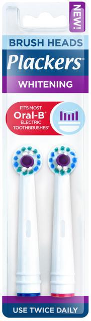 Plackers Brush head refills Whitening, 2 st product image