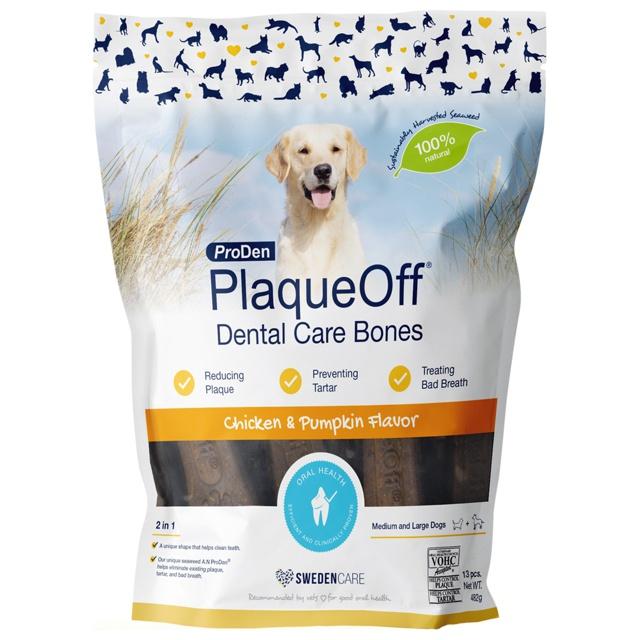 ProDen PlaqueOff Dental Care Bones - Kyckling & pumpa 482 g product image