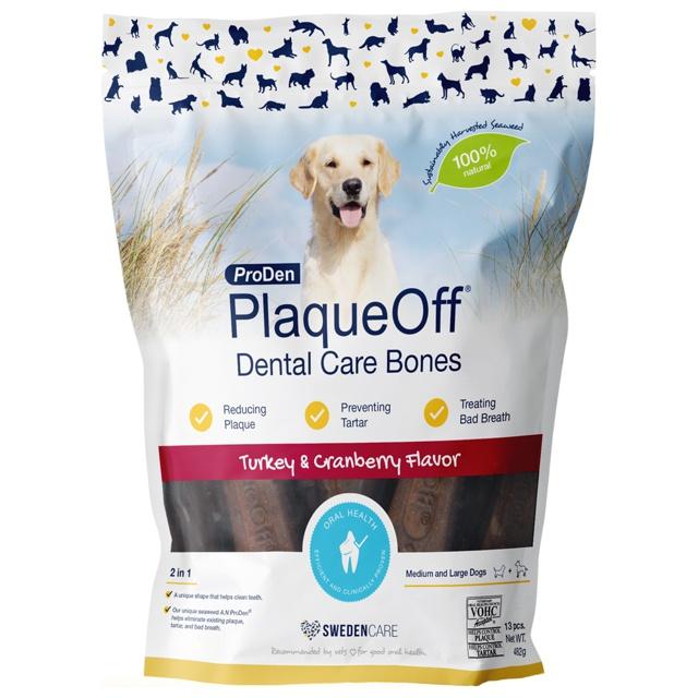 PlaqueOff Dental Bones Turkey & Cranberry Flavor 485 g product image