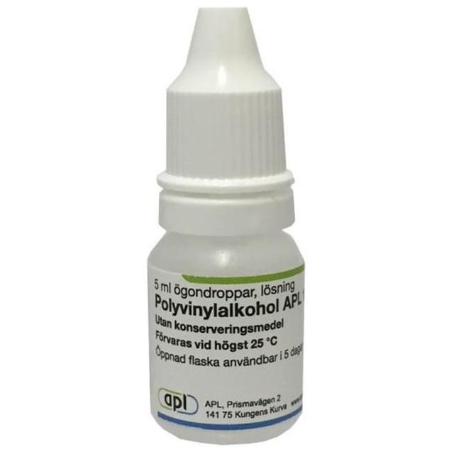 Polyvinylalkohol APL, ögondroppar, lösning 1,4 %, 4 X 5 ml product image