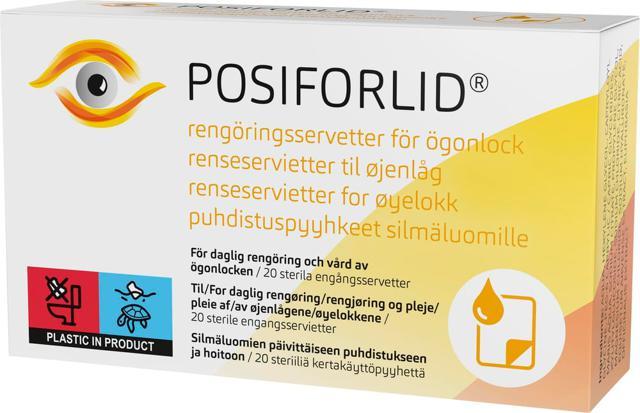 POSIFORLID Rengöringsservetter För Ögonlock 20 st product image