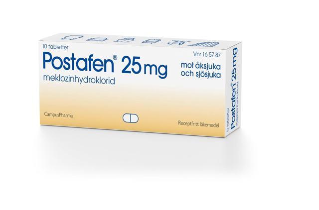 Postafen, tablett 25 mg 10 st product image