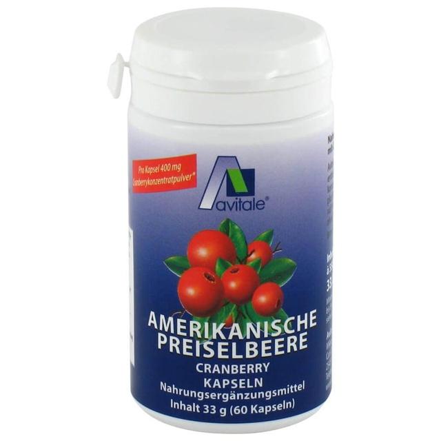 PREISELBEERE amerikanisch 400 mg Kapseln product image