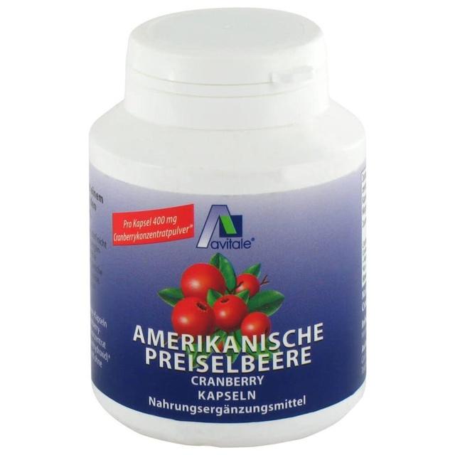 PREISELBEERE amerikanisch 400 mg Kapseln product image