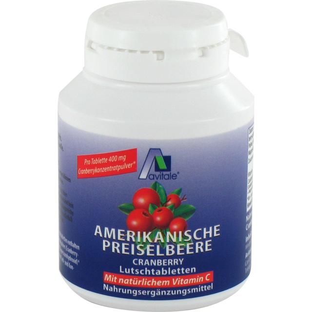 PREISELBEERE amerikanisch Lutschtabletten product image