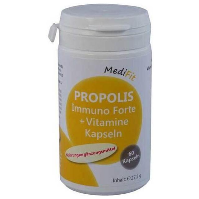 PROPOLIS IMMUNO Forte+Vitamine Kapseln MediFit product image