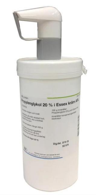 Propylenglykol i Essex kräm APL, kräm 20 % (med pump), 480 g product image