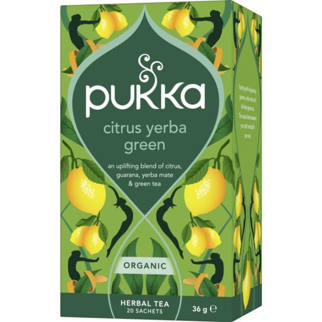 Pukka Grönt Te Citrus Yerba Green 20 tepåsar product image