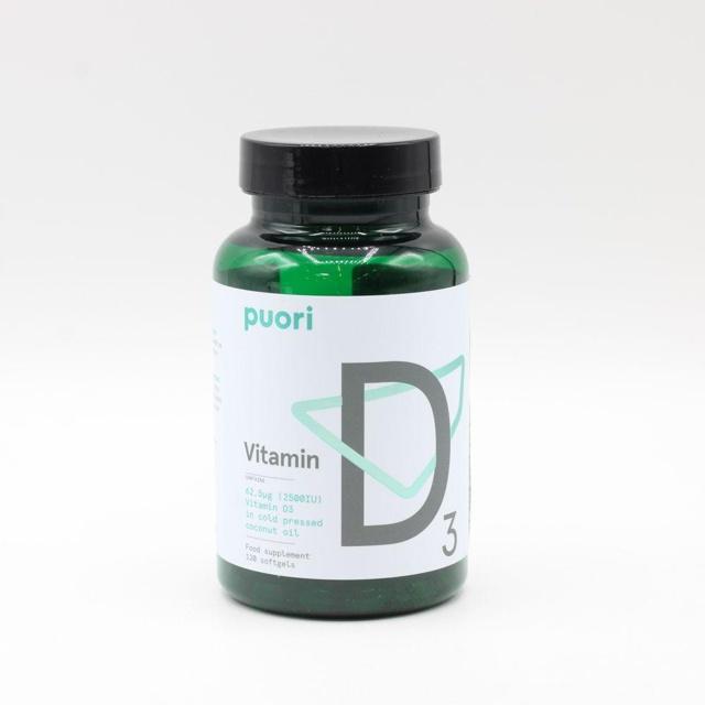 PUORI D3 Vitamin D3 2500 I.E. Weichkapseln product image