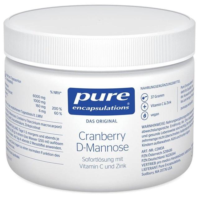 PURE ENCAPSULATIONS Cranberry D-Mannose Pulver product image