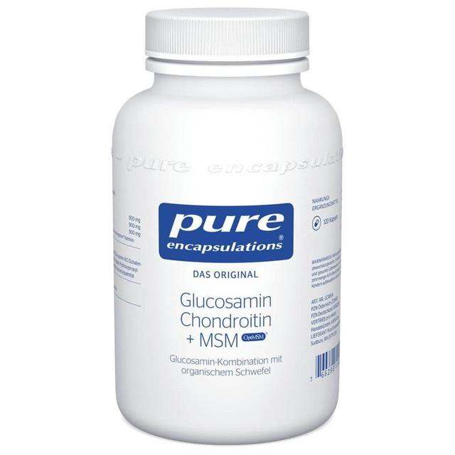 PURE ENCAPSULATIONS Glucosamin+Chondr.+MSM Kapseln product image