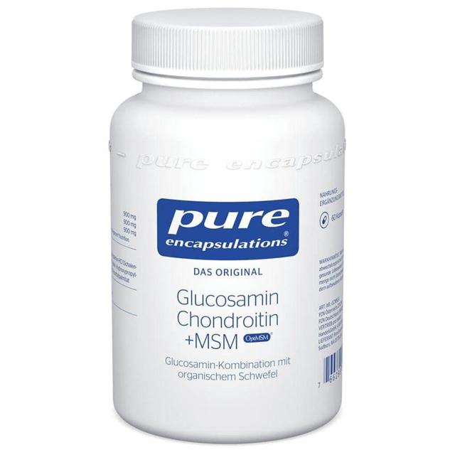 PURE ENCAPSULATIONS Glucosamin+Chondr.+MSM Kapseln product image