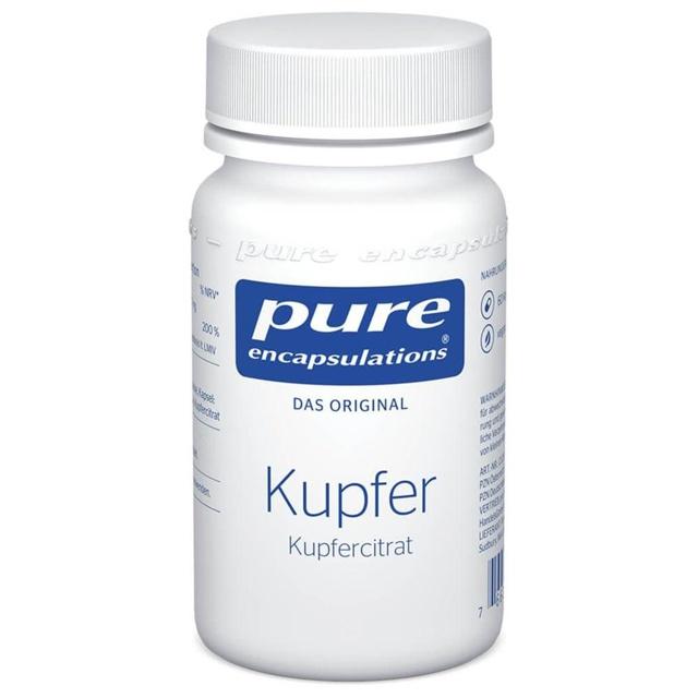 PURE ENCAPSULATIONS Kupfer Kupfercitrat Kapseln product image