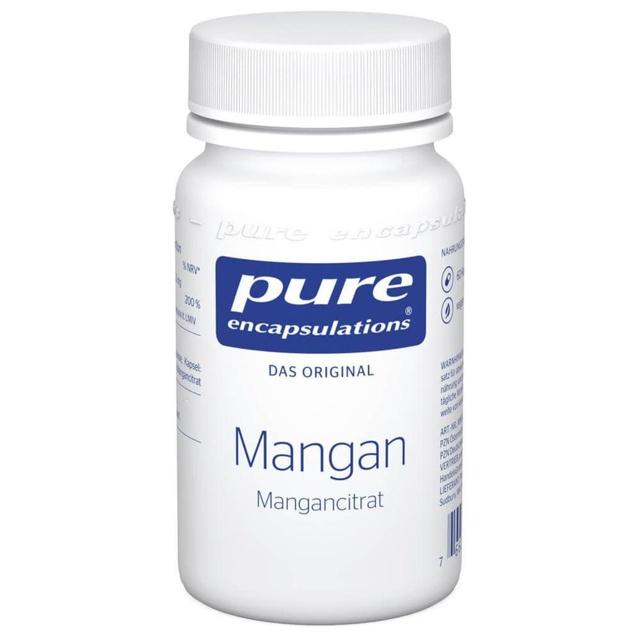 PURE ENCAPSULATIONS Mangan Mangancitrat Kapseln product image