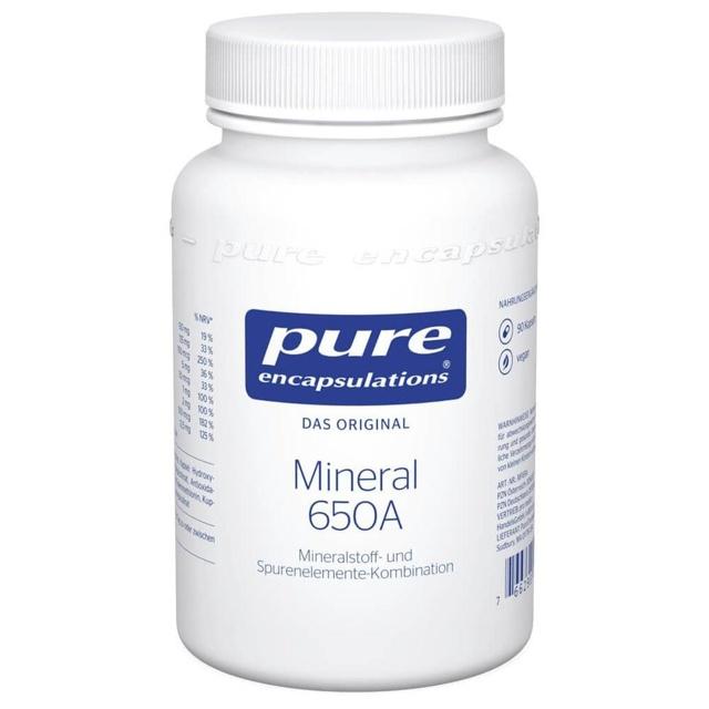 PURE ENCAPSULATIONS Mineral 650A Kapseln product image
