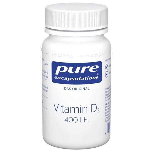PURE ENCAPSULATIONS Vitamin D3 400 I.E. Kapseln product image