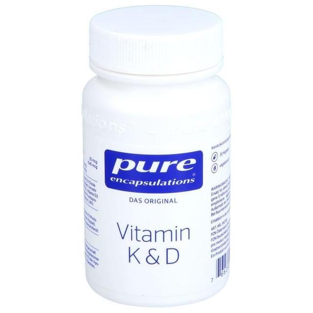 PURE ENCAPSULATIONS Vitamin K & D Kapseln product image