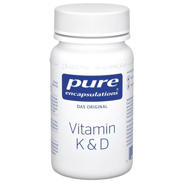 PURE ENCAPSULATIONS Vitamin K & D Kapseln product image