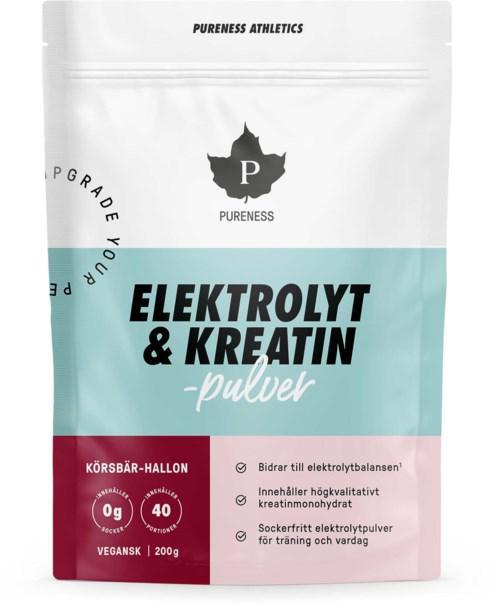 Pureness Elektrolyt & Kreatinpulver Körsbär-Hallon 200 g product image