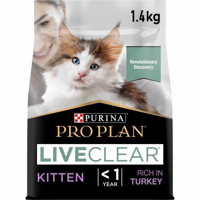 Purina Pro Plan LiveClear Kitten Turkey 14 kg product image