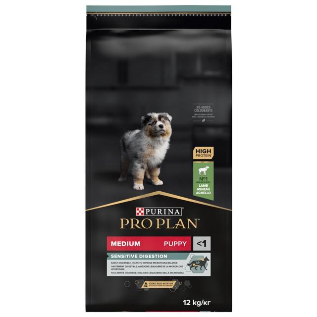 PURINA PRO PLAN Medium Puppy Lamb & Rice Sensitive Digestion - 12 kg product image