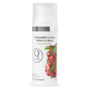 Q for Skin Lingonberry Hi-tech Serum in Cream Ansikts- och ögonkräm 50 ml product image