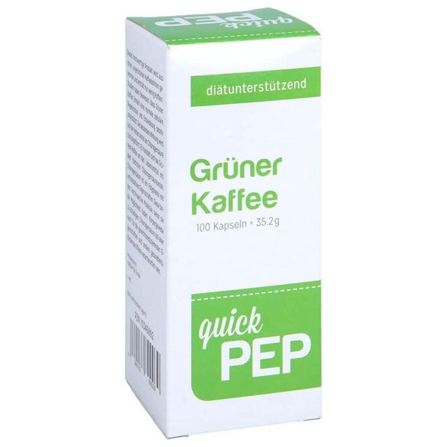 Quickpep Grüner Kaffee Kapseln, 100 St Kapseln product image