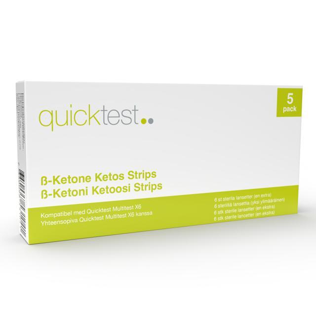Quicktest X6 Refillstrips Ketos 5 st product image