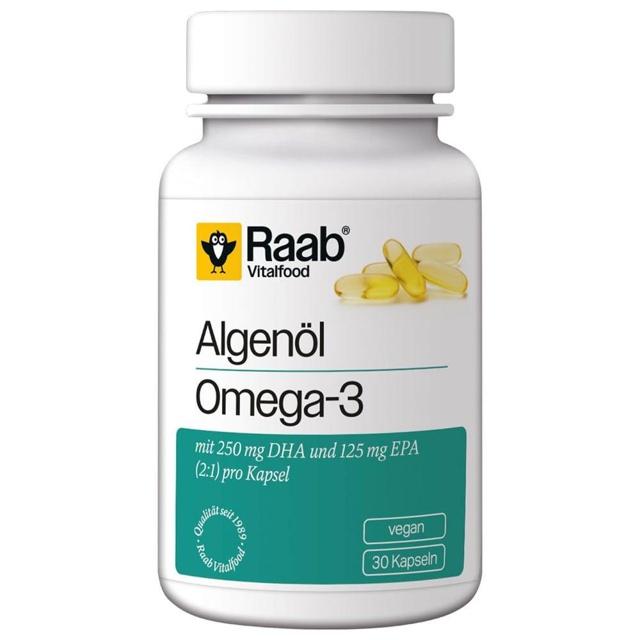 RAAB Vitalfood Algenöl Omega-3 Kapseln product image