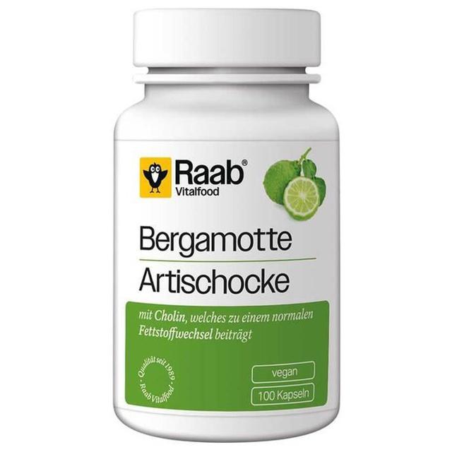 Raab Vitalfood Bergamotte-Artischocke Kapseln product image