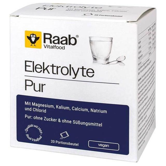 Raab Vitalfood Elektrolyte pur Pulver im Beutel, 20 St Beutel product image