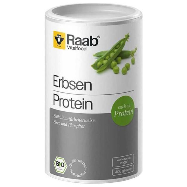 Raab Vitalfood Erbsen Protein Bio Pulver, 400 g Pulver product image