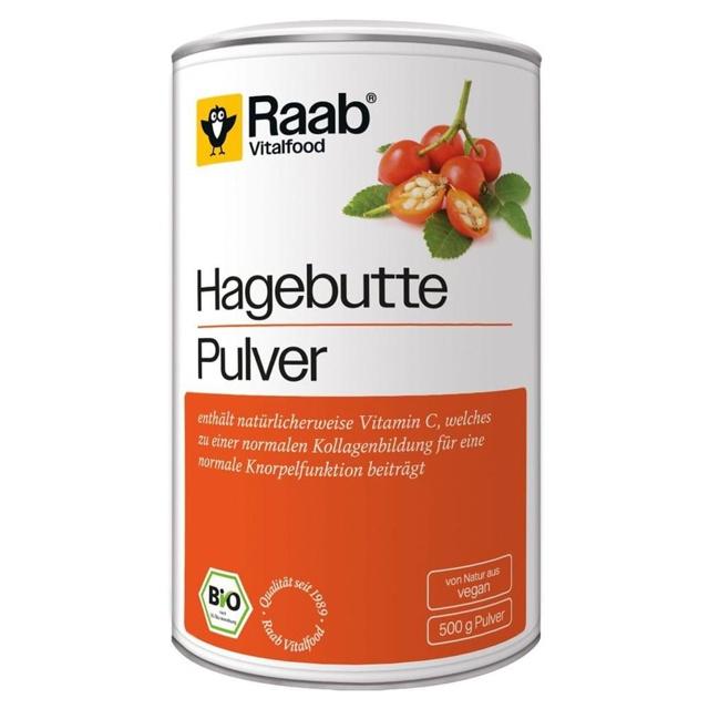Raab Vitalfood Hagebutte Bio Pulver, 500 g Pulver product image