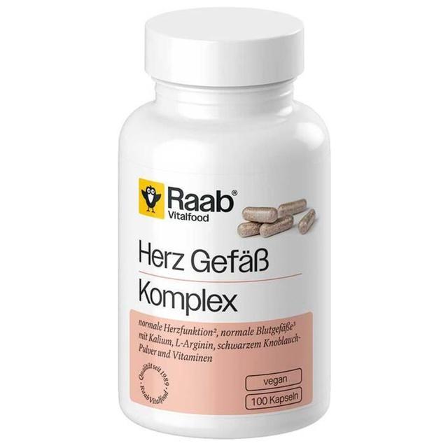Raab Vitalfood Herz Gefäß Komplex Kapseln, 100 St Kapseln product image