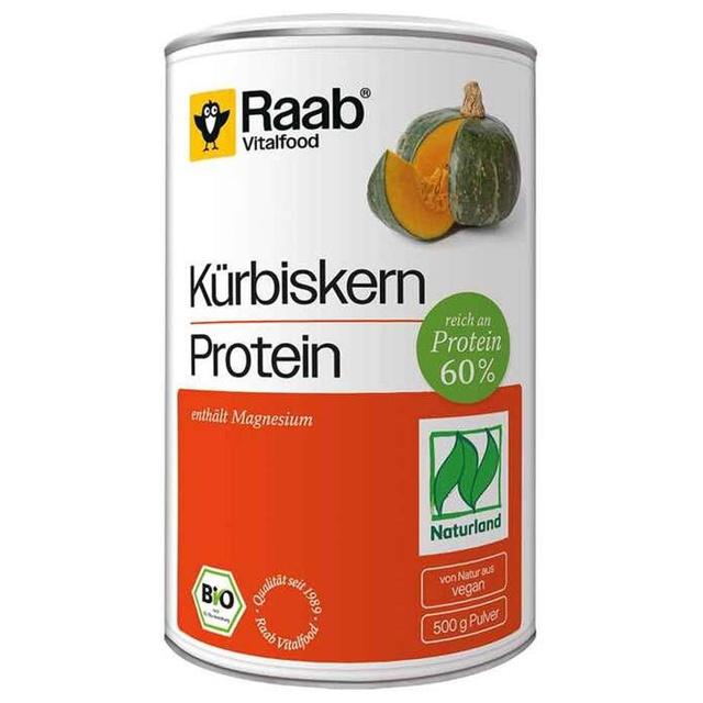 Raab Vitalfood Kürbiskern Protein Pulver, 500 g Pulver product image