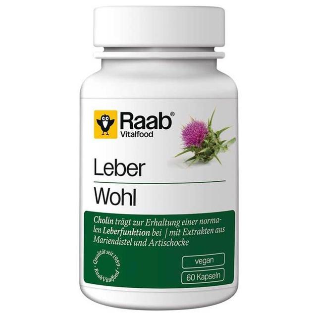 Raab Vitalfood Leberwohl Kapseln product image