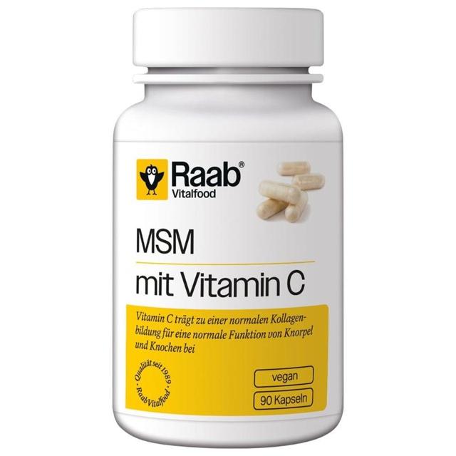 Raab Vitalfood MSM mit Vitamin C Kapseln product image