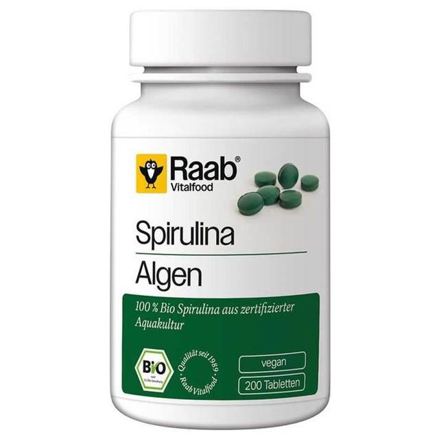 Raab Vitalfood Spirulina Bio Presslinge, 200 St Tabletten product image