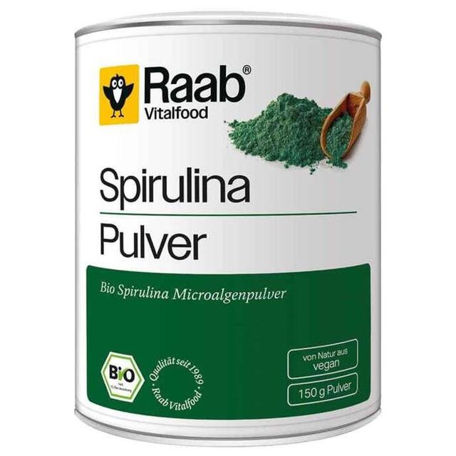 Raab Vitalfood Spirulina Bio Pulver, 150 g Pulver product image