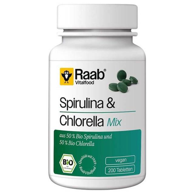 RAAB Vitalfood Spirulina+Chlorella Bio Tabletten product image