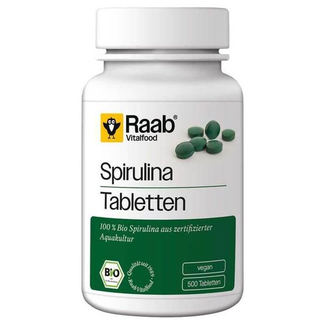 Raab Vitalfood Spirulina Tabletten Bio, 500 St Tabletten product image