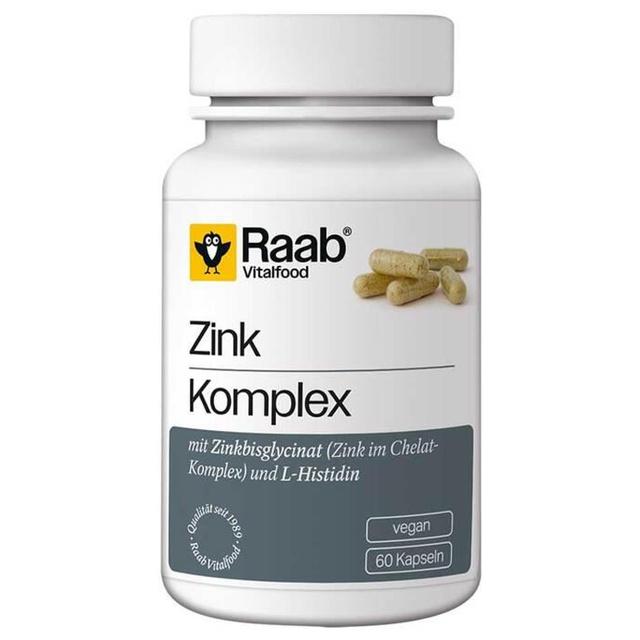 Raab Vitalfood Zink Komplex Kapseln, 60 St Kapseln product image