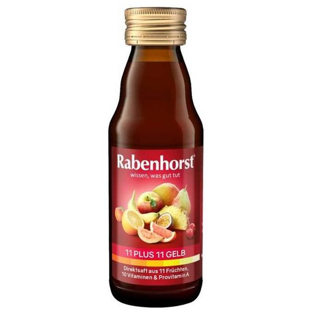 Rabenhorst 11 Plus 11 Multivitaminmehrfrucht Saft gelb, 125 ml Saft product image