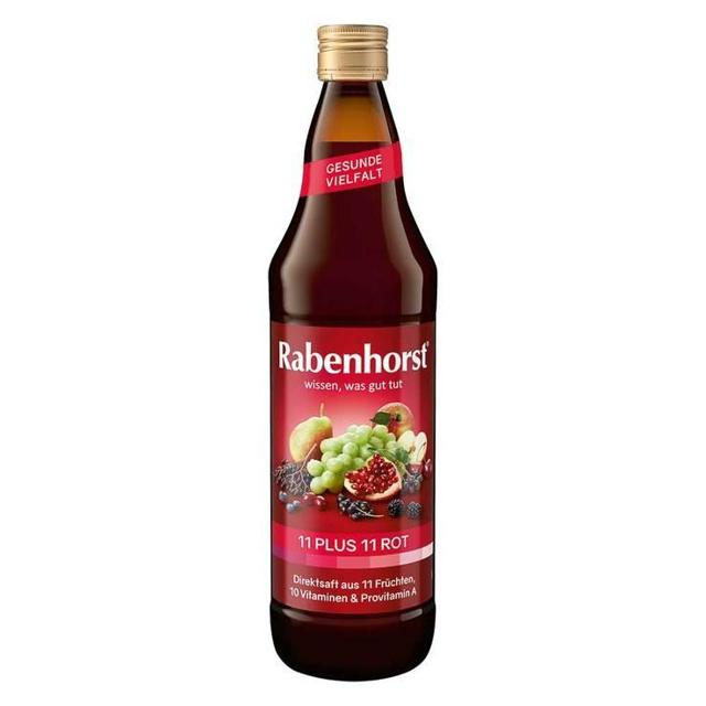 Rabenhorst 11 Plus 11 Multivitaminmehrfrucht Saft rot, 700 ml Saft product image