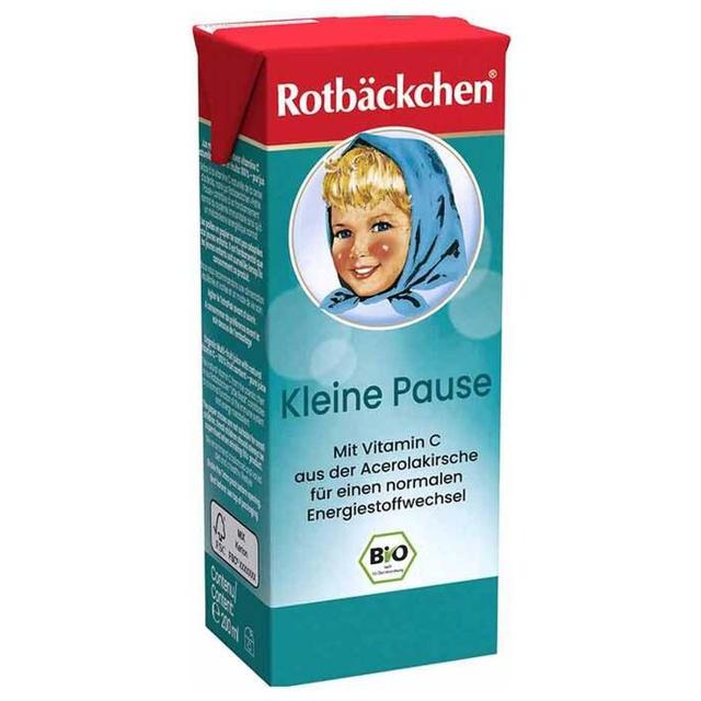 Rabenhorst Rotbäckchen Kleine Pause Bio Saft Tetra, 200 ml Saft product image